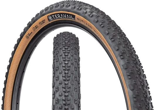 PNEU TERAVAIL RUTLAND 27.5 X2.1" BLACK/TANWALL (650) DURABLE 2 PNEU TERAVAIL RUTLAND 27.5 X2.1" BLACK/TANWALL (650) DURABLE
