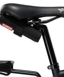 SACOCHE CHROME DOUBLETRACK SADDLE ROLL BLACK