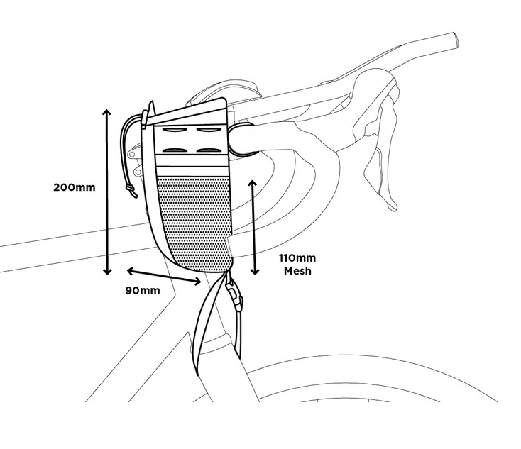 SACOCHE DE GUIDON RESTRAP RACE STEM BAG 1.1 L NOIR 7 SACOCHE DE GUIDON RESTRAP RACE STEM BAG 1.1 L NOIR – Image 5