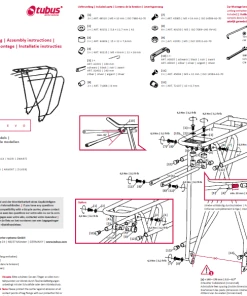 PORTE BAGAGE TUBUS ARRIERE LOGO EVO -ÉQUIPEMENTS VELO Boutique de vente capture 80100 2