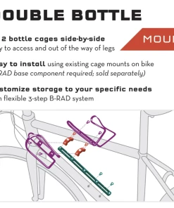 WOLFTOOTH ADAPTATEUR DOUBLE BOUTEILLE WOLF TOOTH B-RAD -ÉQUIPEMENTS VELO Boutique de vente capture d ecran 2020 07 16 a 17 02 17